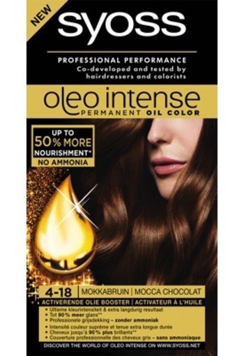 Syoss Color Oleo 4.18 Mokka Bruin 1set