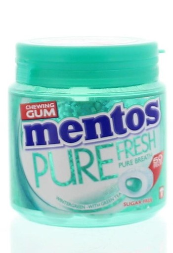Mentos Gum pure fresh winter pot (50 Stuks)