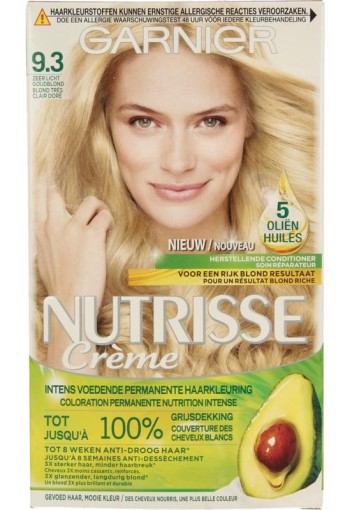 Nutrisse Nutrisse 93 zeer licht goudblond 1 Set