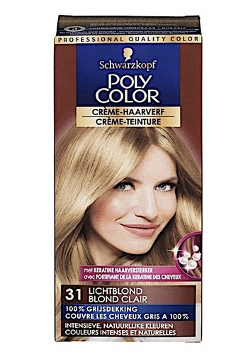 Schwarzkopf Poly Color 31 Lichtblond Crème Haarverf 90ml