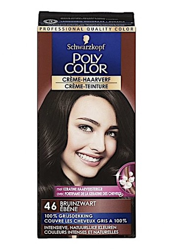 Schwarzkopf Poly Color 46 Bruinzwart Crème Haarverf