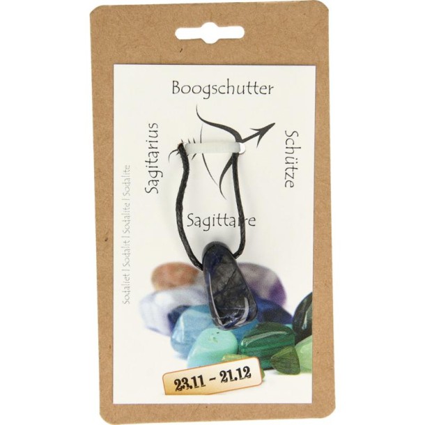 Steengoed Sterrenbeeldsteen hanger boogschutter (1 Stuks)