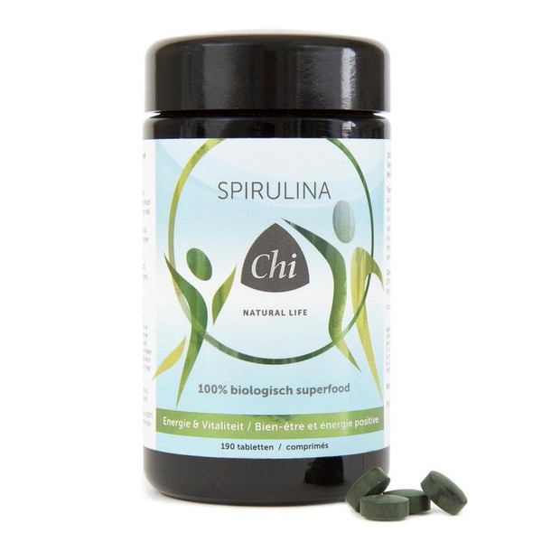 CHI Spirulina 500mg tabletten bio (190 Tabletten)