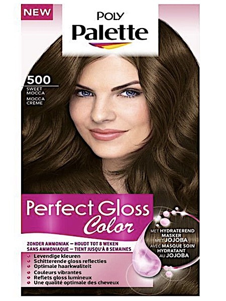 Schwarzkopf Poly Palette Perfect Gloss 500 Sweet Mocca Haarkleuring