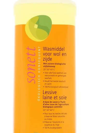 Sonett Wasmiddel wol & zijde (1 Liter)