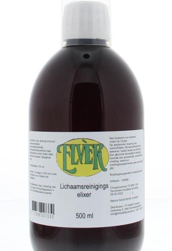 Cruydhof Lichaamsreinigende elixer Elver (500 Milliliter)