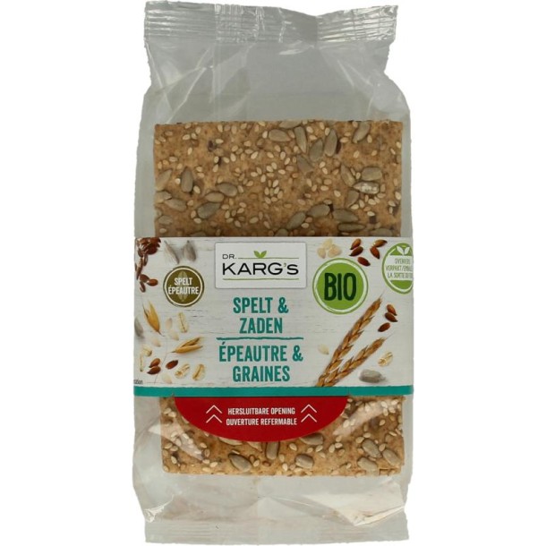 Dr Karg Spelt met zaden bio (200 Gram)