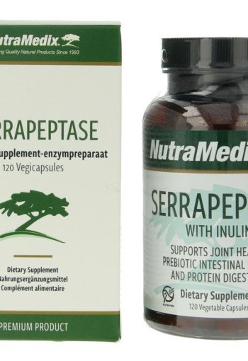 Nutramedix Serrapeptase (120 Vegetarische capsules)