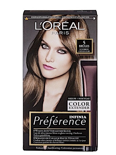 L'Oreal Paris Préférence Récital Bruges 5 Lichtbruin Haarkleuring