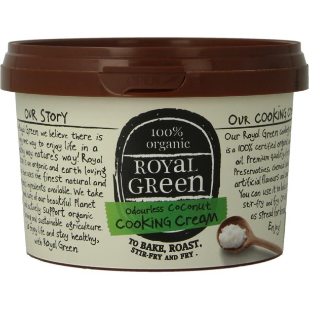 Royal Green Kokos cooking cream odourless bio (500 Milliliter)