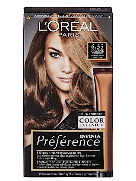 L'Oreal Paris Préférence Récital Havane 6.35 Donkergoud Mahonieblond