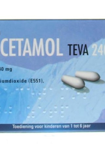 Teva Paracetamol 240 mg (10 Zetpillen)