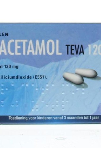 Teva Paracetamol 120 mg (10 Zetpillen)