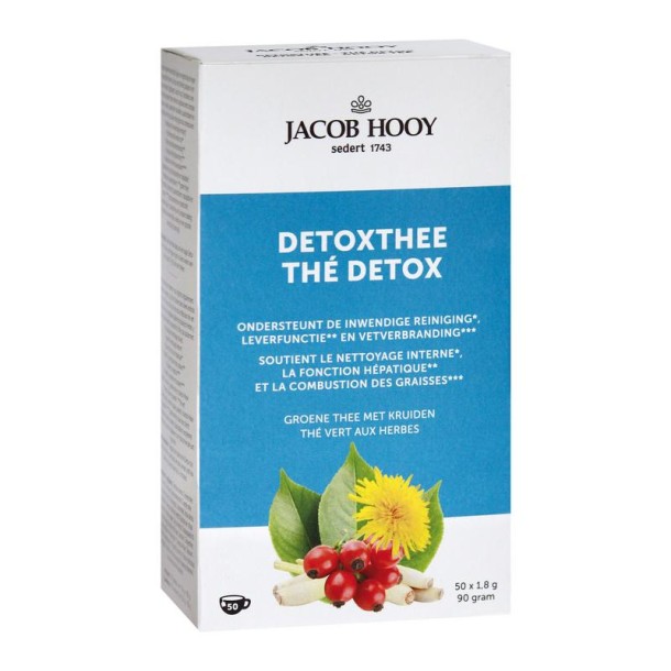 Jacob Hooy Detox theezakjes (50 Zakjes)