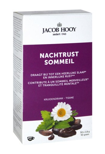 Jacob Hooy Nachtrust theezakjes (50 Zakjes)
