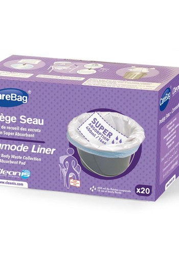 Carebag Toiletstoel commodeliner (20 Stuks)