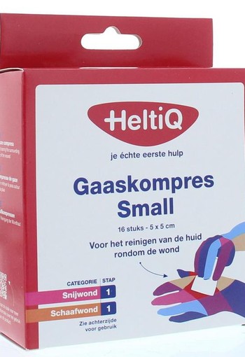 Heltiq Gaaskompressen 5 x 5cm (16 Stuks)