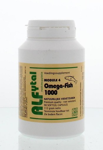 Alfytal Omega-fish 1000 puur, onverersterd (90 Softgels)