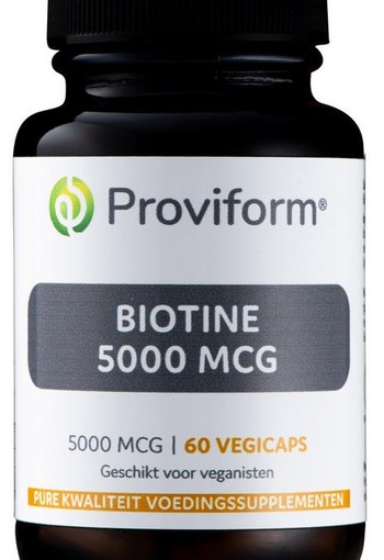 Proviform Biotine 5000 mcg (60 Vegetarische capsules)