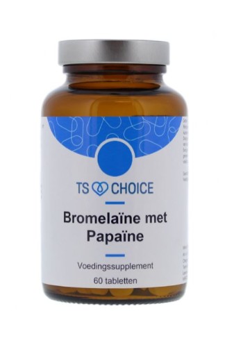 TS Choice Bromelaine met papaine (60 Tabletten)