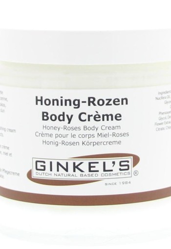 Ginkel's Bodycreme honing rozen (200 Milliliter)