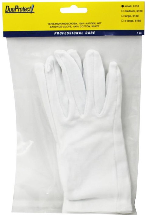 Duoprotect Handschoen katoen S (1 Paar)