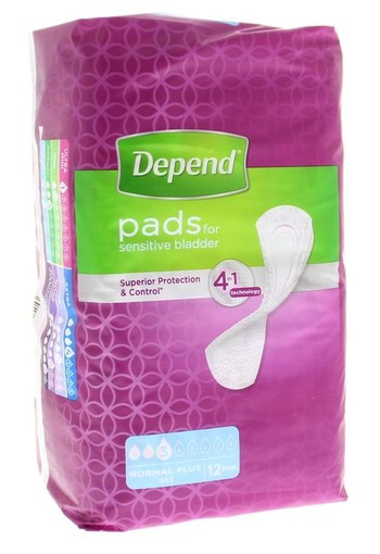 Depend Normaal plus (12 Stuks)