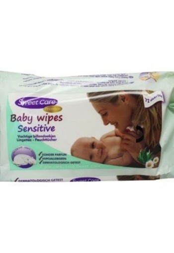 Sweetcare Babydoekjes Sensitive 72st
