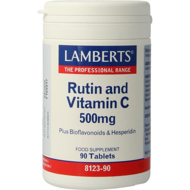 Lamberts Vitamine C 500mg rutine & bioflavonoiden (90 Tabletten)