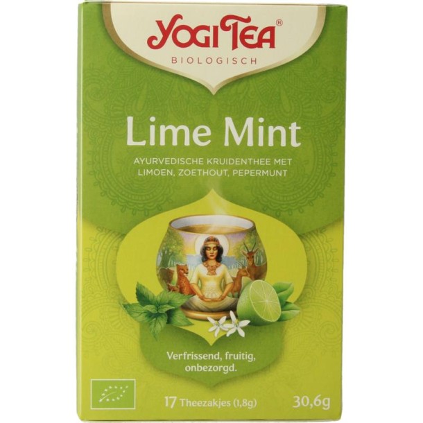 Yogi Tea Lime mint bio (17 Zakjes)