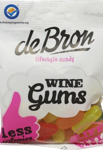 De Bron Winegums English suikervrij (100 Gram)