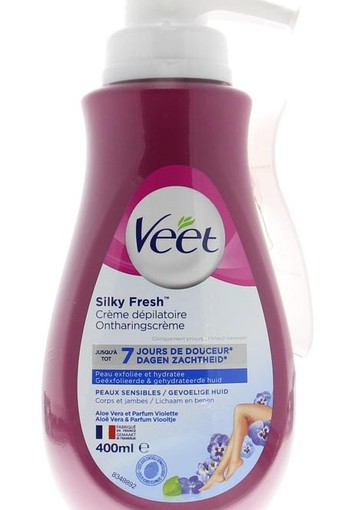 Veet Ontharingscreme gevoelige huid pomp (400 Milliliter)