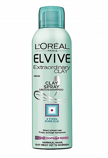 LOREAL PARIS ELVIVE EXTRAORDINARY CLAY SPRAY DROOGSHAMPOO 150 ML