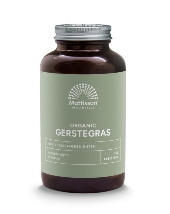 Mattisson Gerstegras barley grass Europa 400mg bio (350 Tabletten)