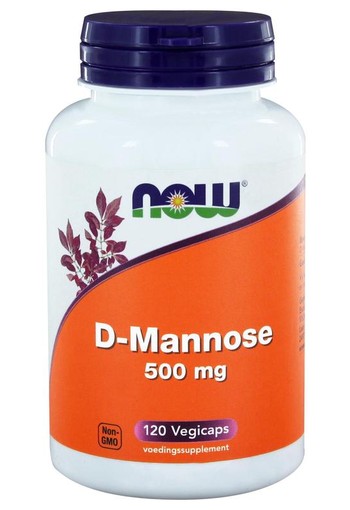 NOW D Mannose 500 mg (120 Vegetarische capsules)