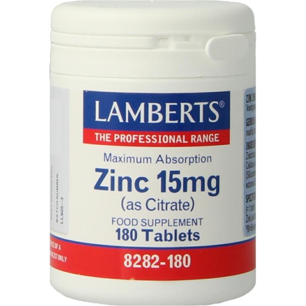 Lamberts Zink citraat 15mg (180 Tabletten)