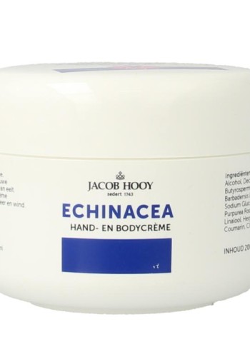 Jacob Hooy Echinacea/aloe vera hand en bodycreme (200 Milliliter)