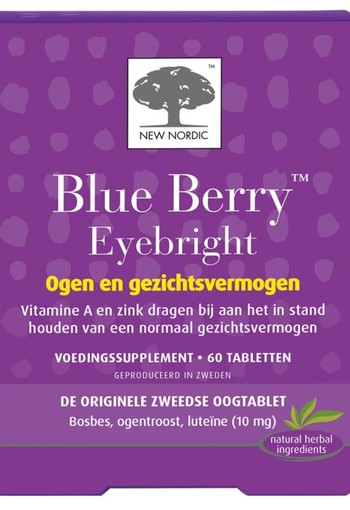 New Nordic Blue berry eyebright (60 Tabletten)