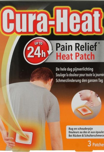 Cura Heat Warmtepack rug- en schouder (3 Stuks)