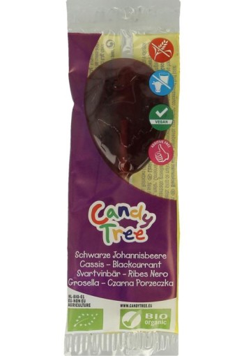 Candy Tree Cassis lollie bio (1 Stuks)