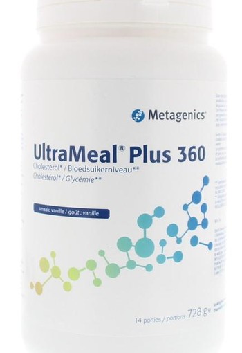 Metagenics Ultra meal plus 360 vanille (728 Gram)