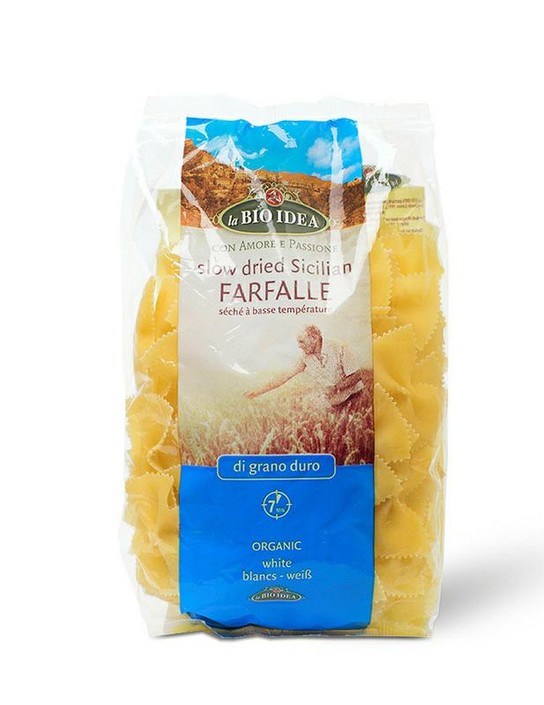 Bioidea Farfalle vlindertjes wit bio (275 Gram)