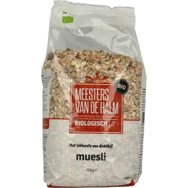 De Halm Muesli standaard bio (750 Gram)