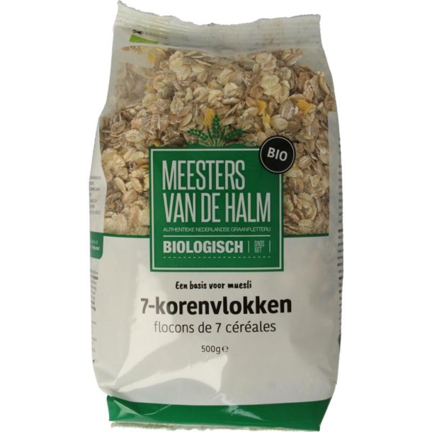 De Halm 7-Korenvlokken bio (500 Gram)