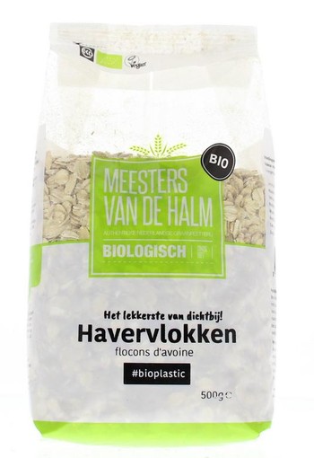 De Halm Havervlokken grof bio (500 Gram)