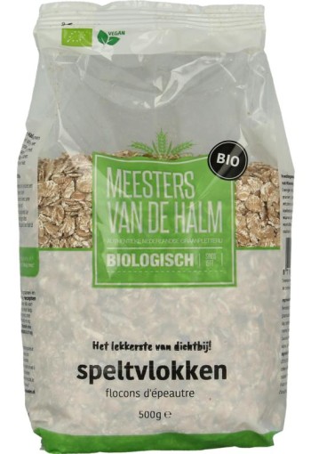 De Halm Speltvlokken bio (500 Gram)