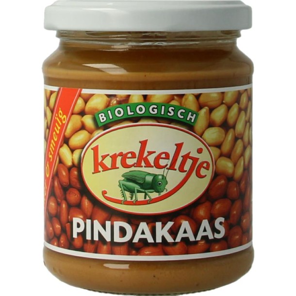 Krekeltje Pindakaas met zout eko bio (250 Gram)