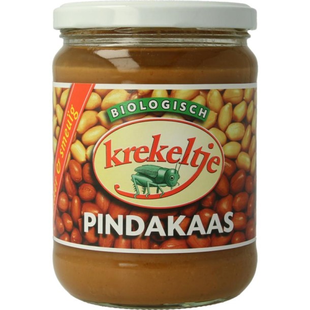 Krekeltje Pindakaas met zout eko bio (500 Gram)