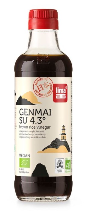 Lima Genmai-su rijstazijn bio (250 Milliliter)