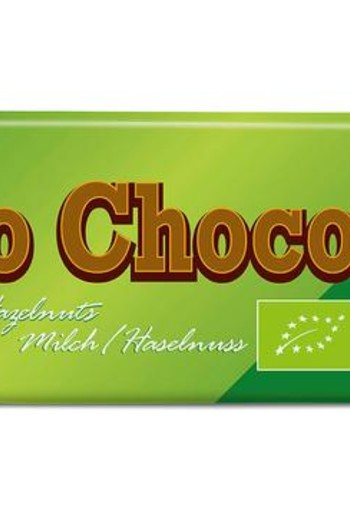 Molenaartje Choco melk hazelnoot zonder suiker bio (65 Gram)